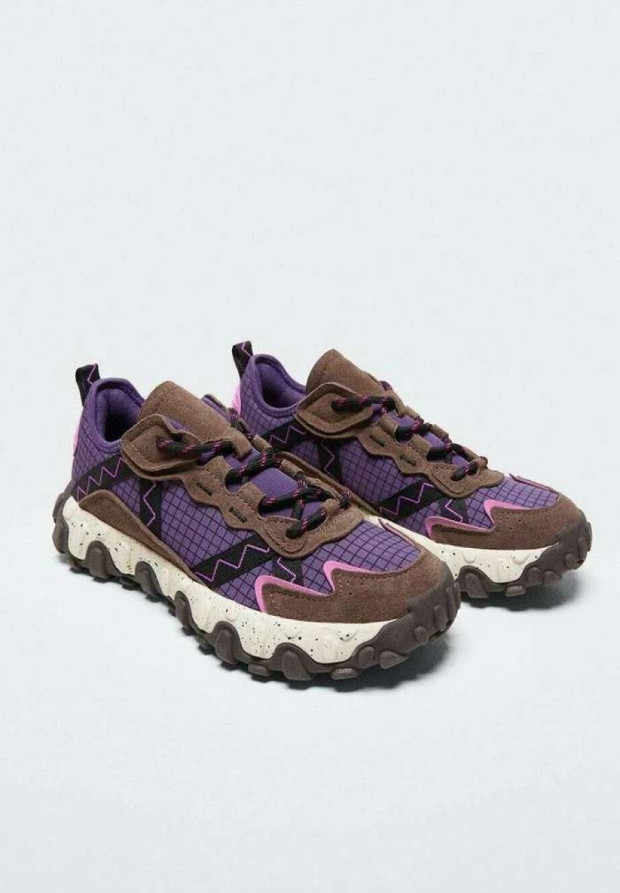 Shoe * | Mango Burgos Trainers Morado