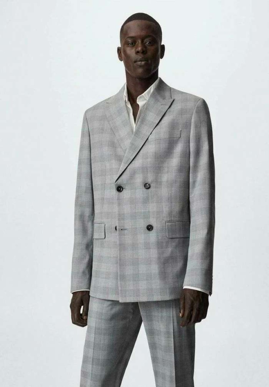 Clothing * | Mango Boston Suit Jacket Gris