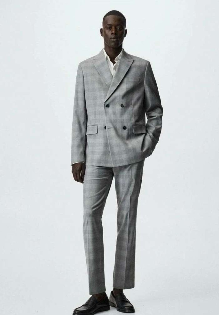 Clothing * | Mango Boston Suit Jacket Gris