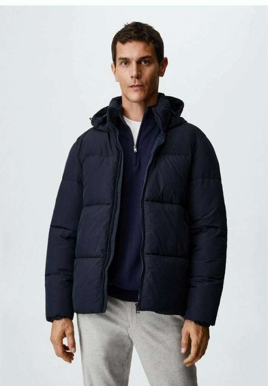 Clothing * | Mango Doli Winter Jacket Dunkles Marineblau