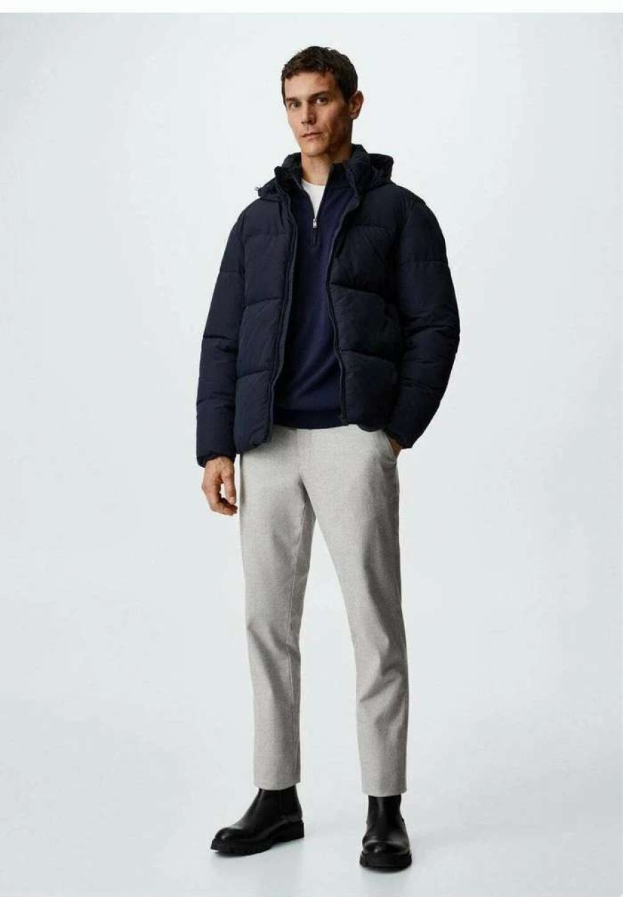 Clothing * | Mango Doli Winter Jacket Dunkles Marineblau