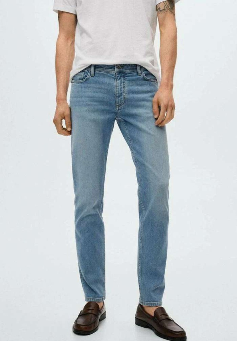 Clothing * | Mango Jan Straight Leg Jeans Light Blue