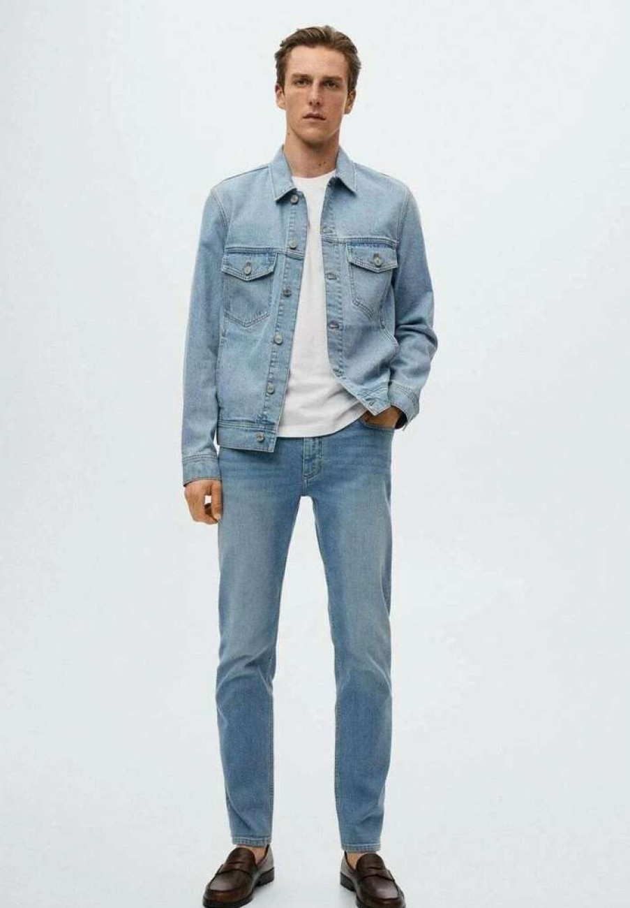 Clothing * | Mango Jan Straight Leg Jeans Light Blue