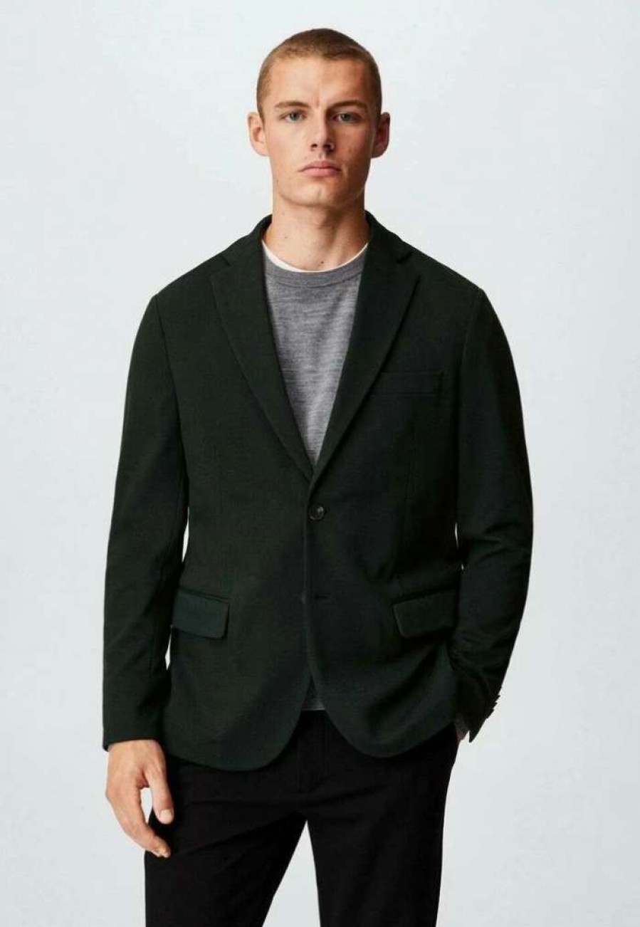 Clothing * | Mango Verner Blazer Jacket Kaki