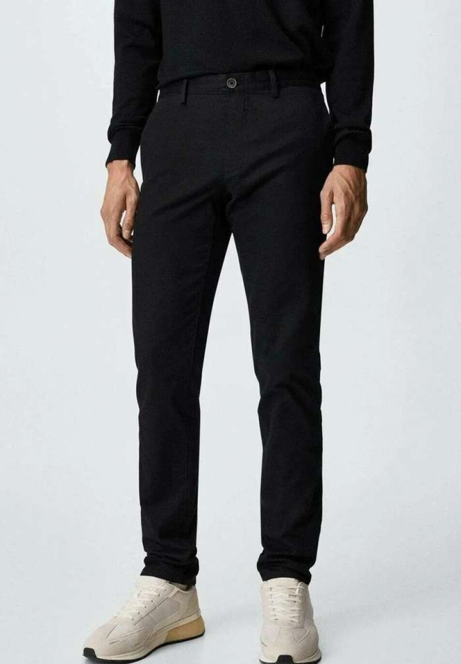 Clothing * | Mango Barna Chinos Schwarz