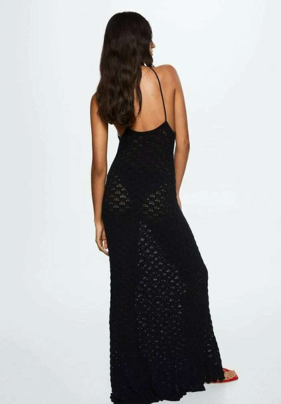 Clothing * | Mango Rita Maxi Dress Noir