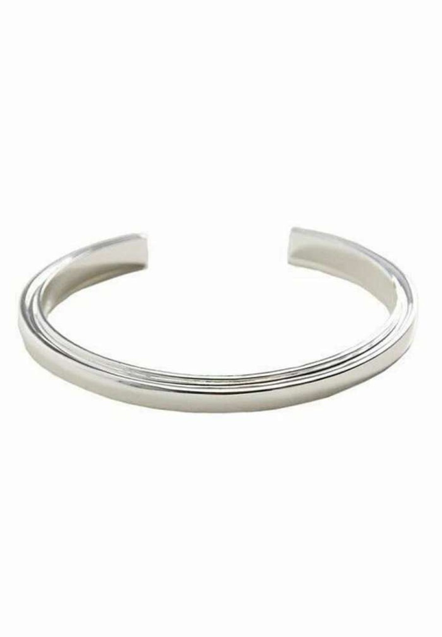 Accessoires * | Mango Double Bracelet Argent