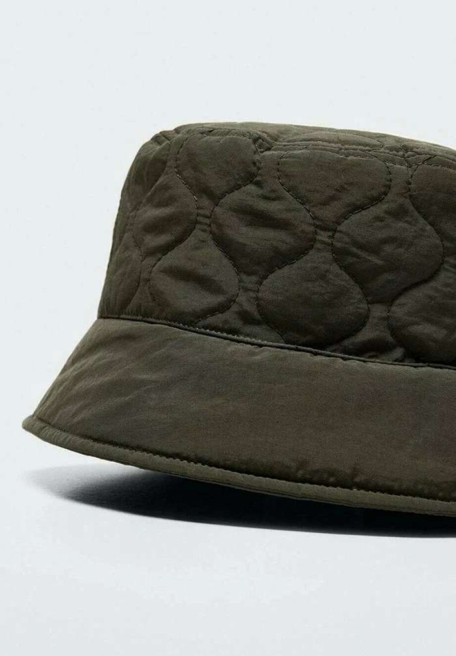 Accessoires * | Mango Padbucke Hat Khaki