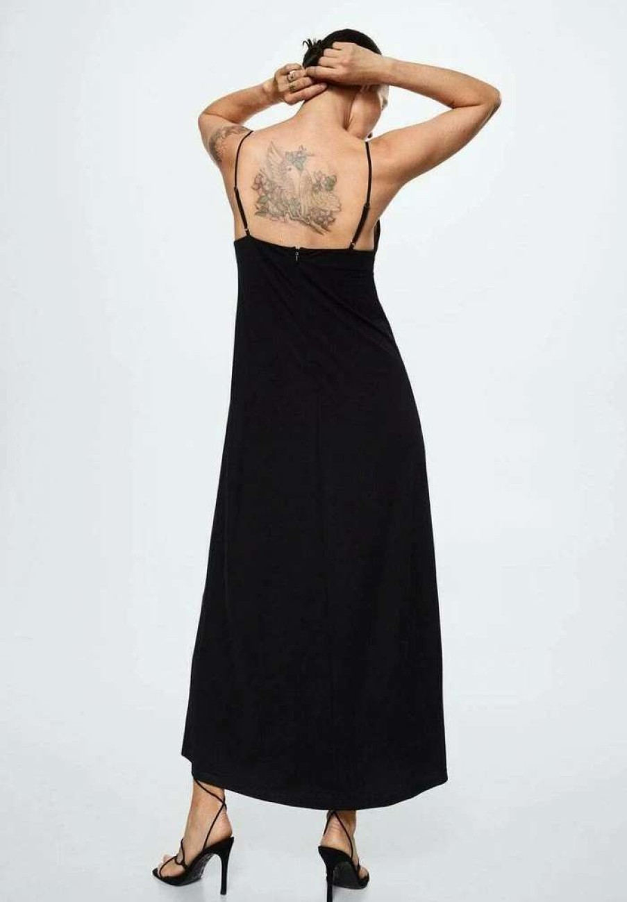 Clothing * | Mango Vani Maxi Dress Black