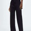 Clothing * | Mango Kyomi Straight Leg Jeans Black Denim