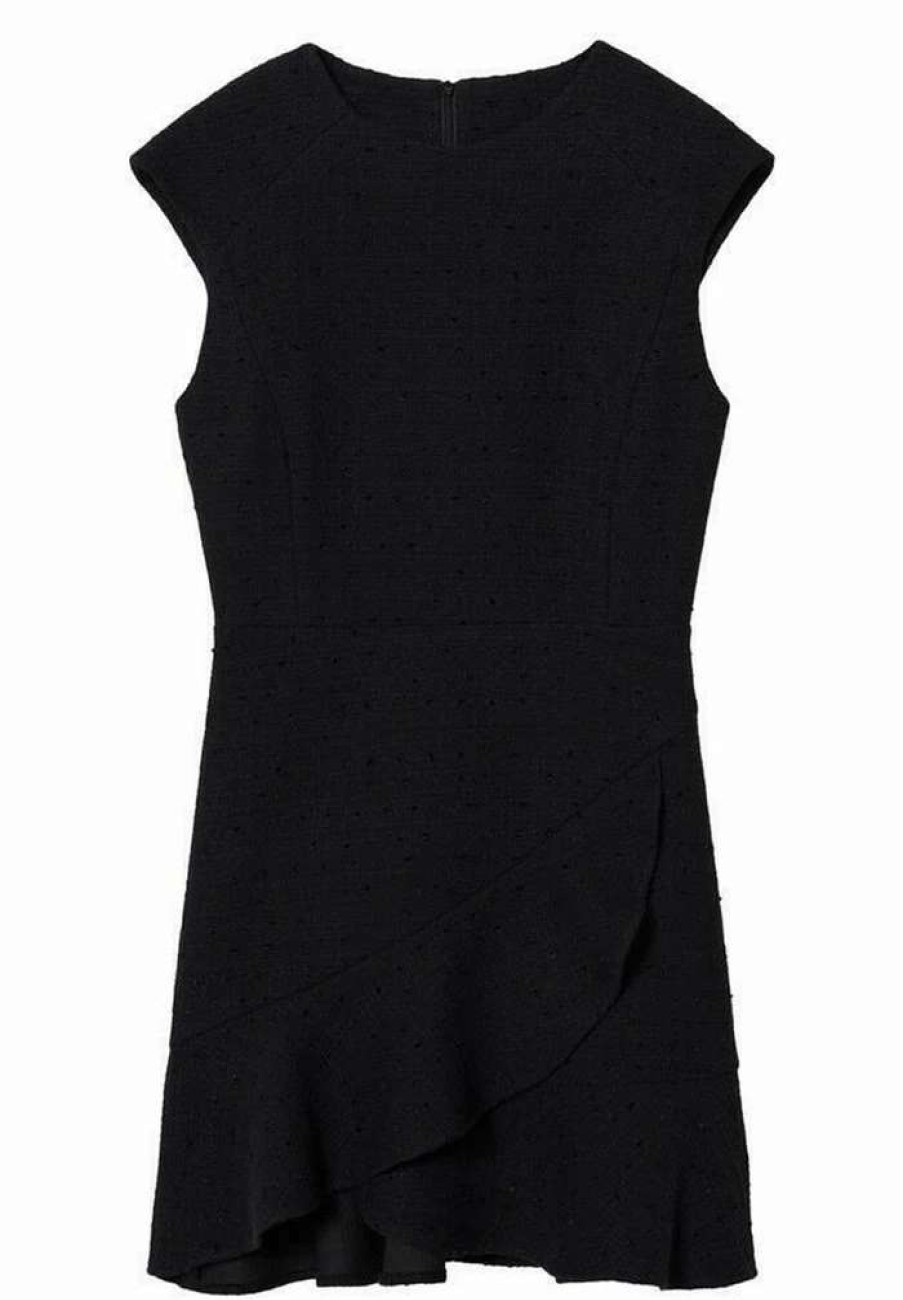 Clothing * | Mango Berta Day Dress Schwarz