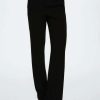 Clothing * | Mango Estel Trousers Schwarz