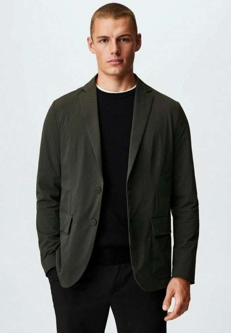 Clothing * | Mango Blazer Jacket Khaki