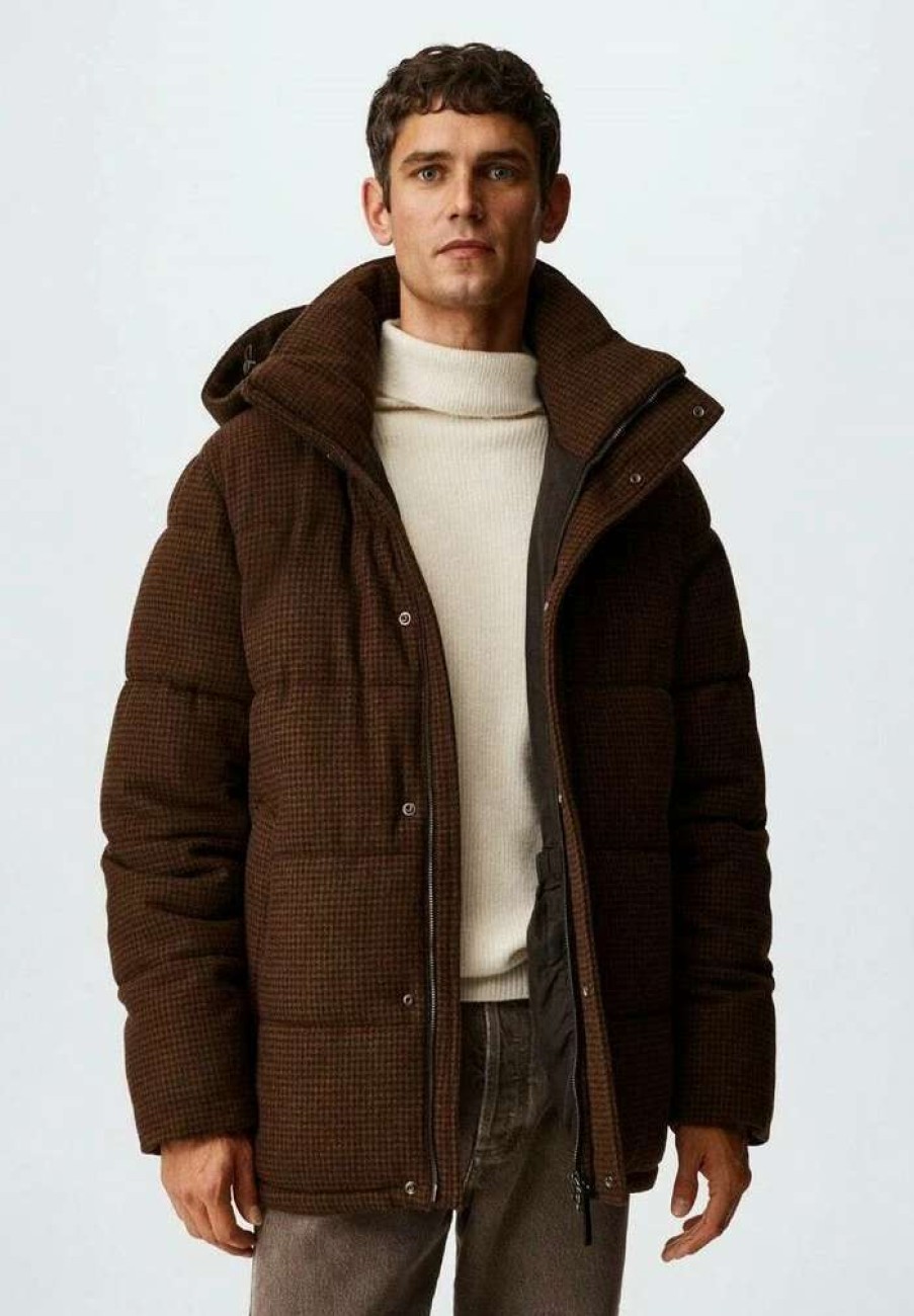 Clothing * | Mango Alessio Winter Jacket Brown