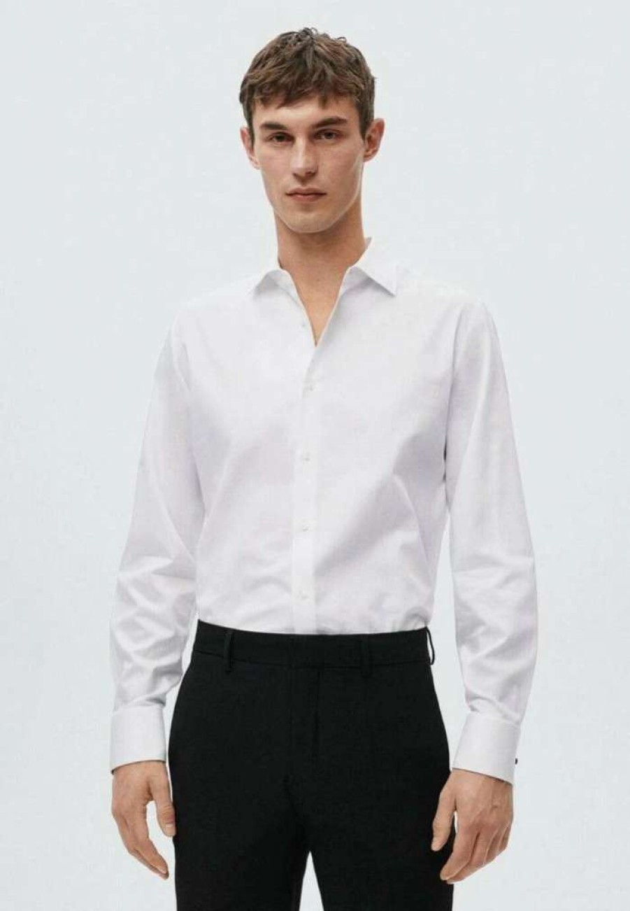 Clothing * | Mango Bruce Formal Shirt Blanc