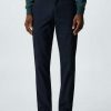 Clothing * | Mango Brest Suit Trousers Nachtblau