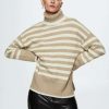 Clothing * | Mango Marco Jumper Beige