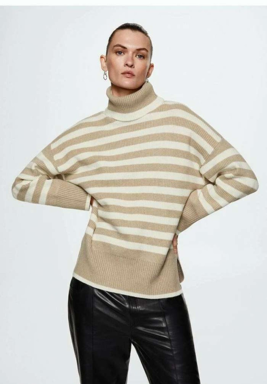 Clothing * | Mango Marco Jumper Beige