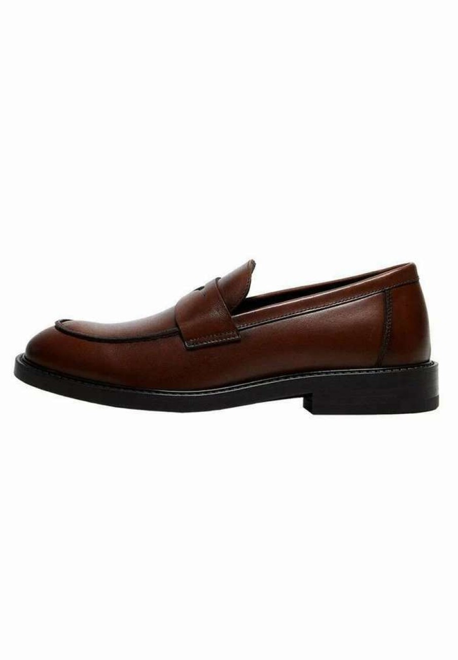 Shoe * | Mango Estoril Slip-Ons Czekoladowy