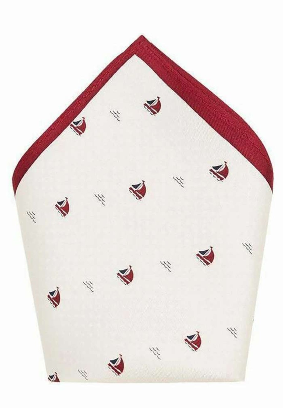 Accessoires * | Mango Pocket Square Blanc