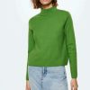 Clothing * | Mango Chimney Jumper Grun