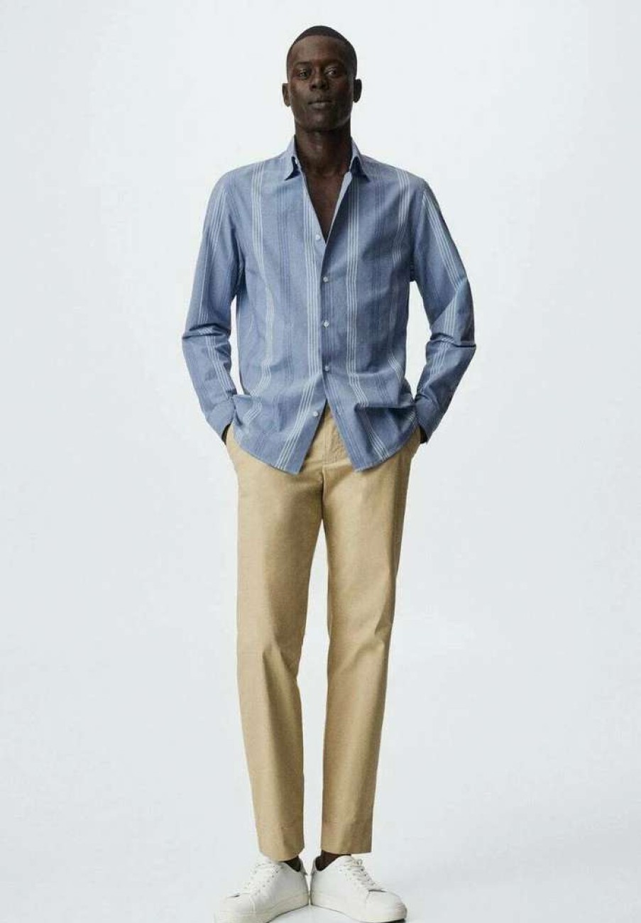 Clothing * | Mango Shirt Indigo Blue