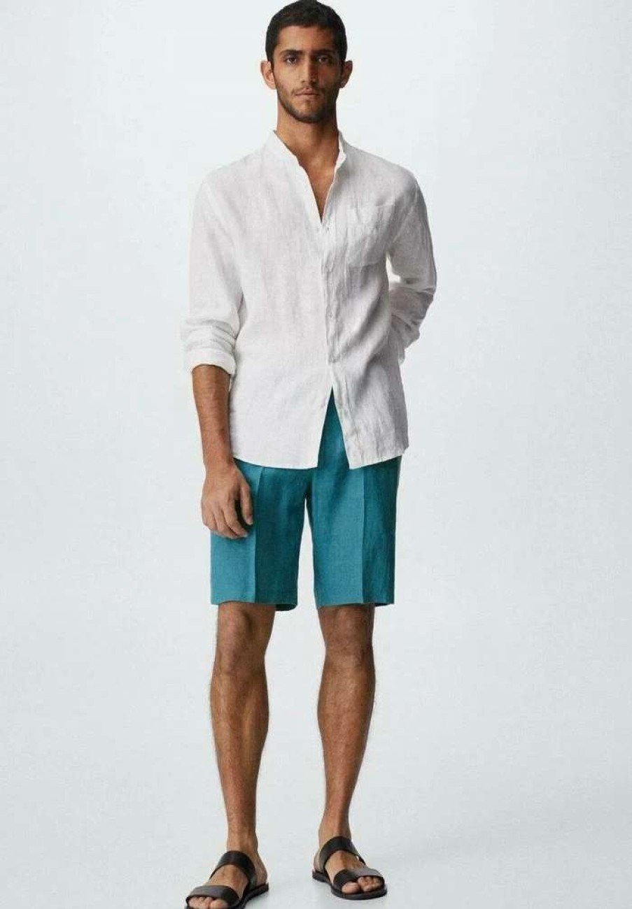 Clothing * | Mango Carp Shorts Blau