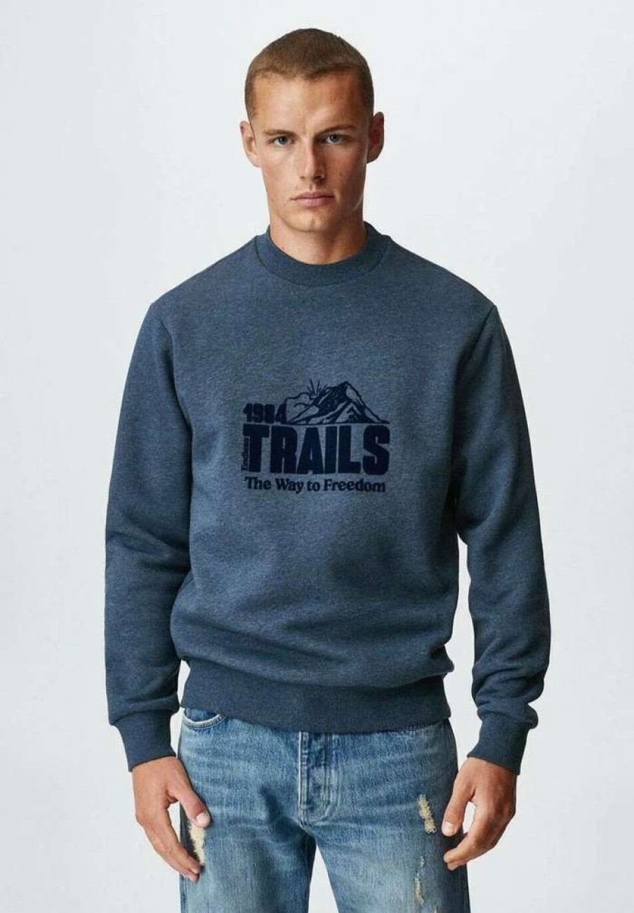 Clothing * | Mango Trails Sweatshirt Azul