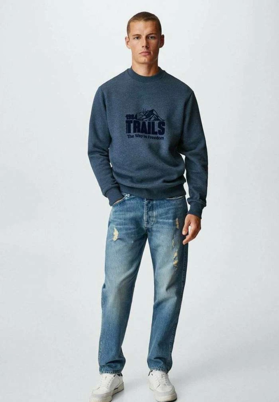 Clothing * | Mango Trails Sweatshirt Azul