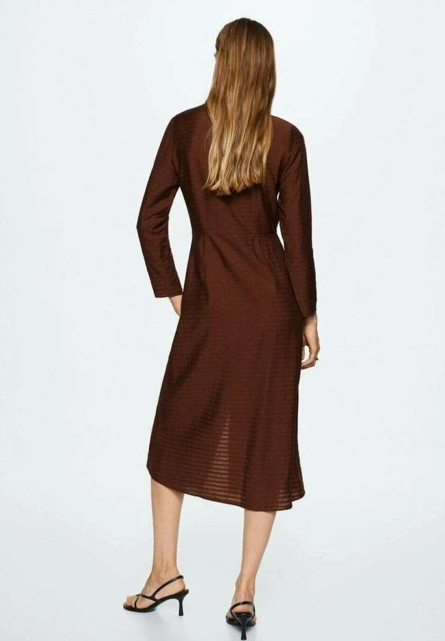 Clothing * | Mango Luseri H Day Dress Bruin