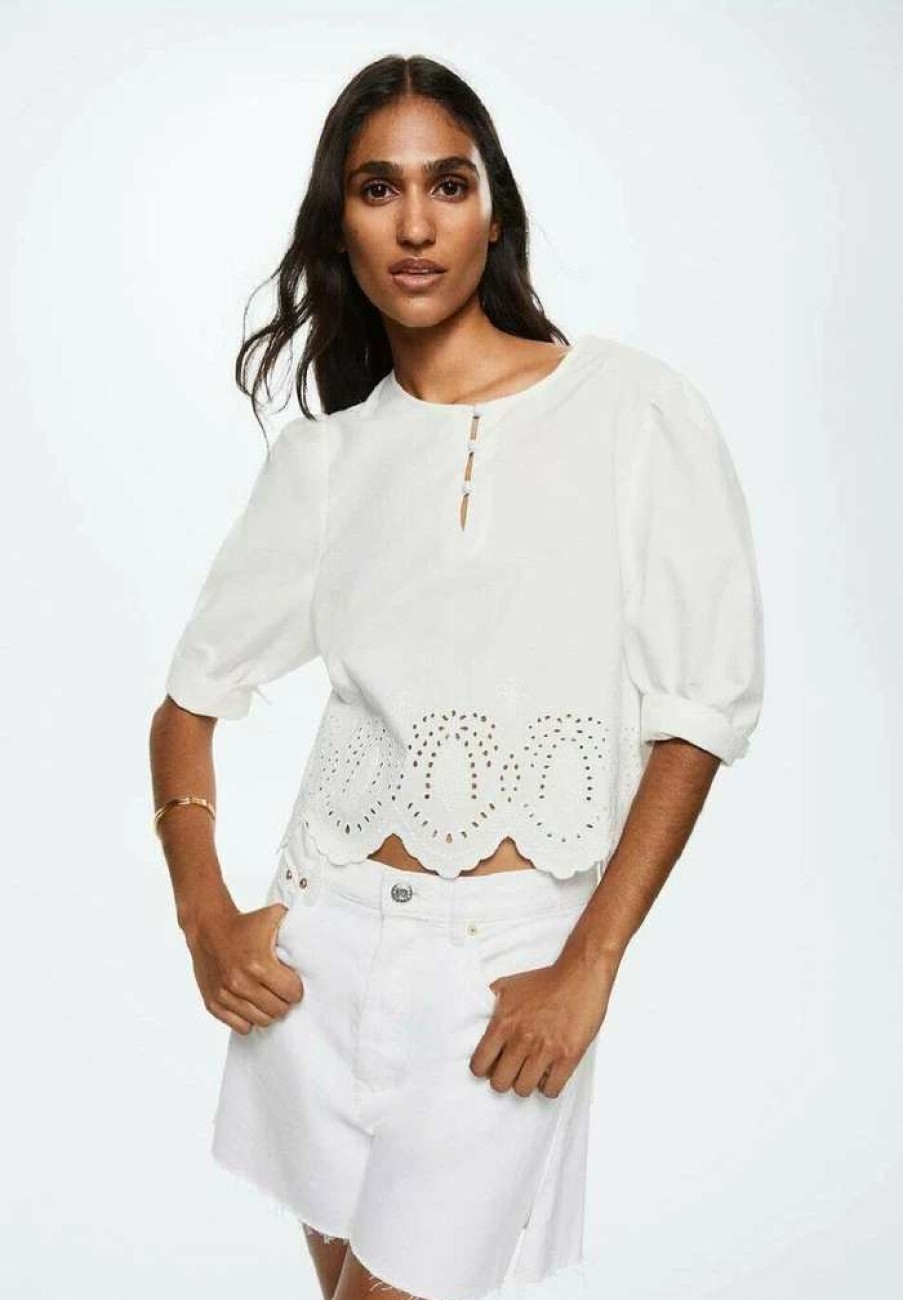 Clothing * | Mango Khan-H Blouse Bila