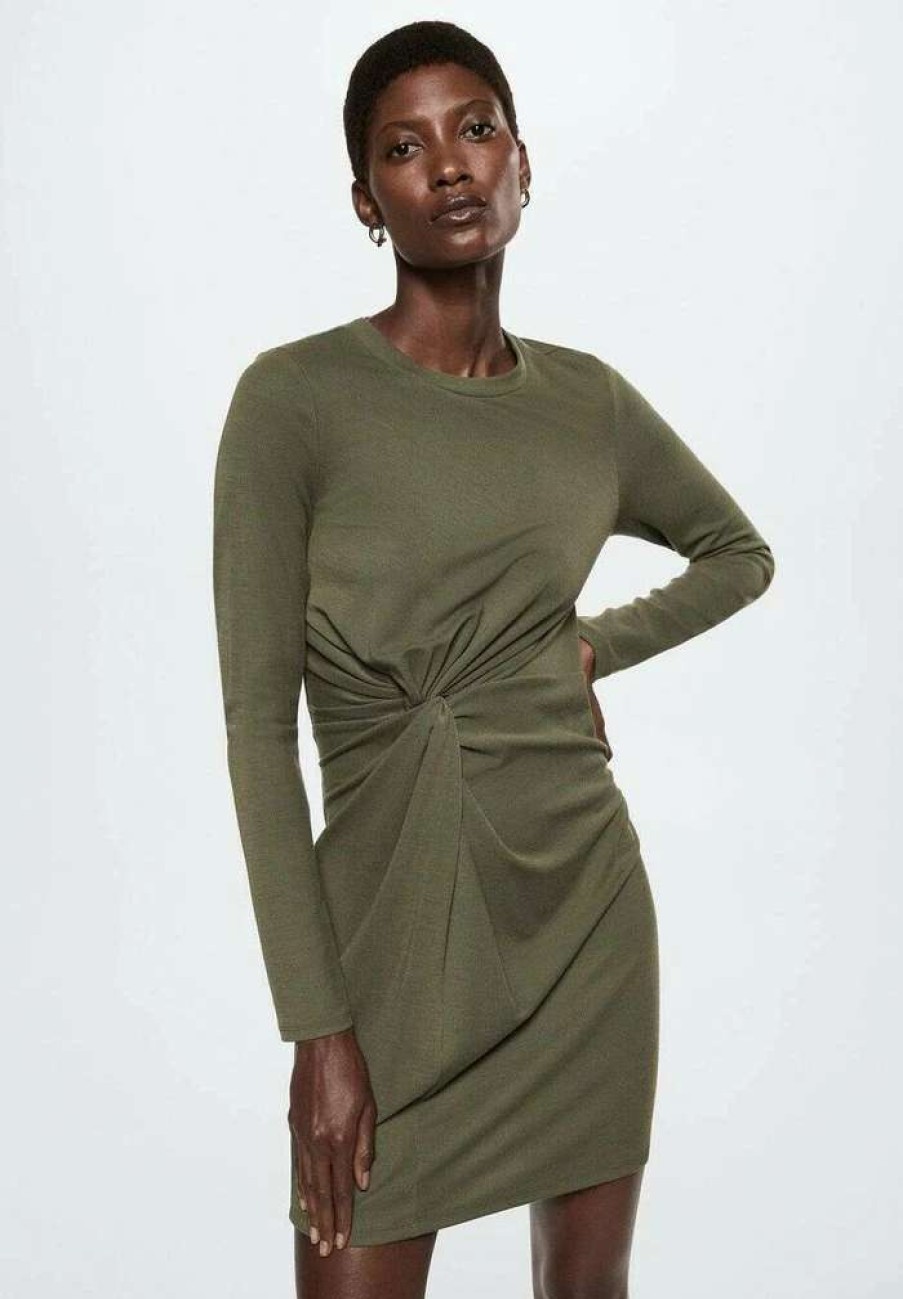 Clothing * | Mango Nuska Jumper Dress Vert