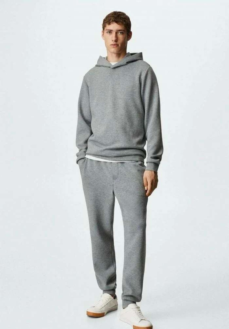 Clothing * | Mango Ibizap I Tracksuit Bottoms Gris Chine Clair