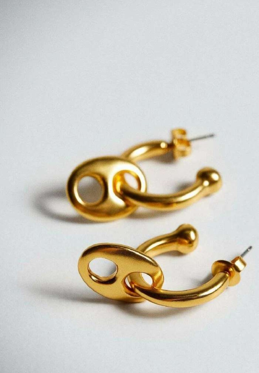 Accessoires * | Mango Maka Earrings Or