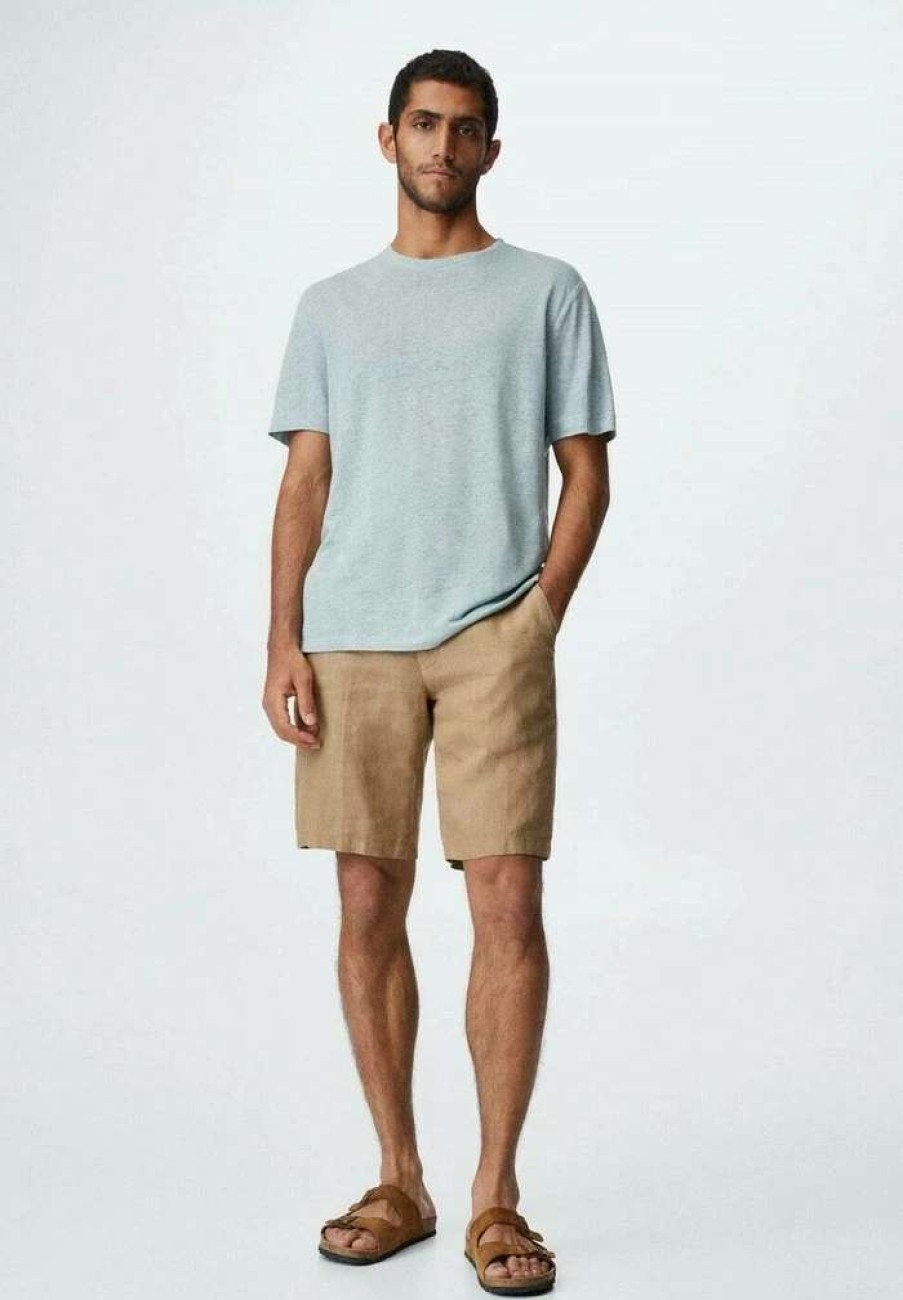 Clothing * | Mango Carp Shorts Marron Moyen