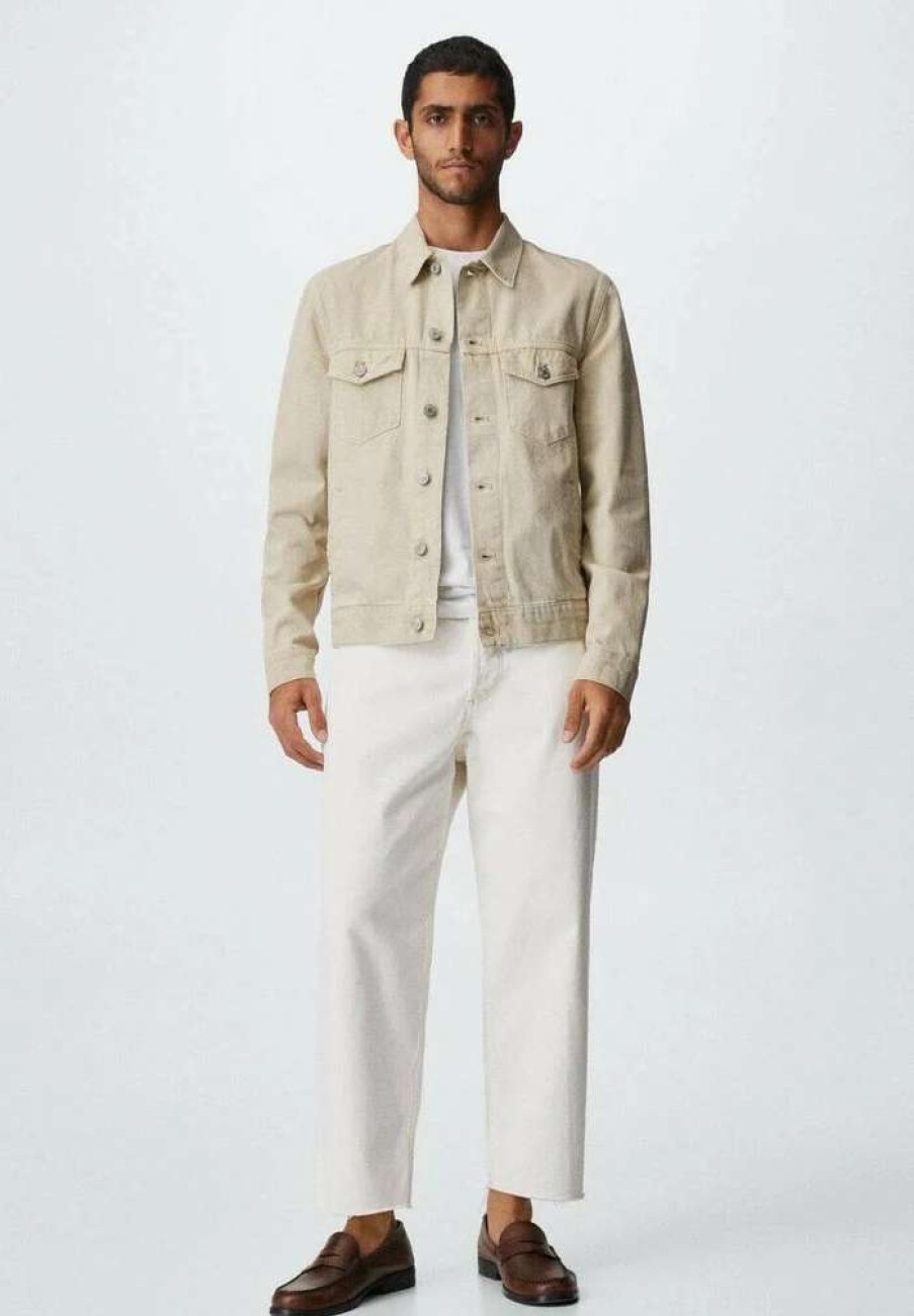 Clothing * | Mango Ryan Denim Jacket Beige