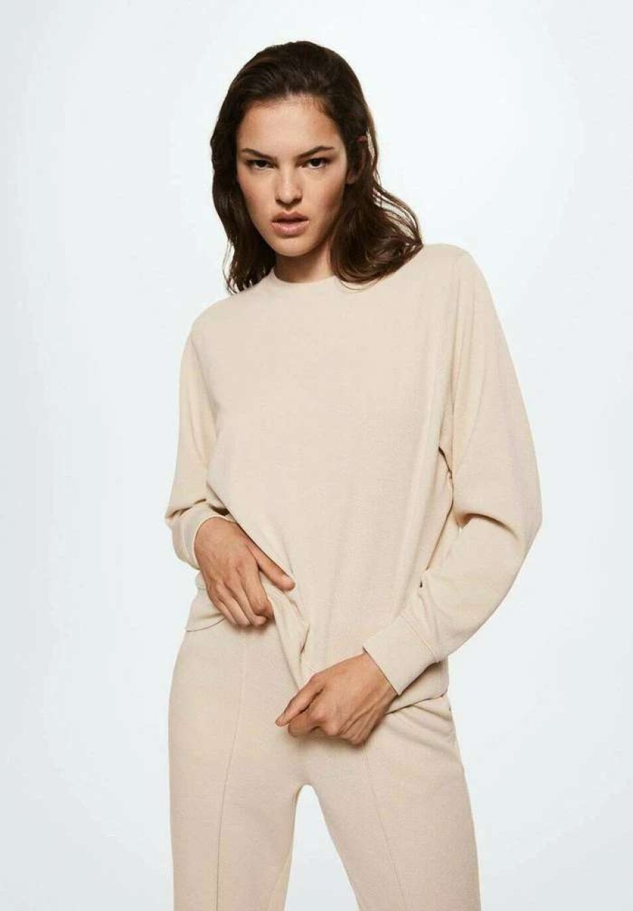 Clothing * | Mango Sweatshirt Sable