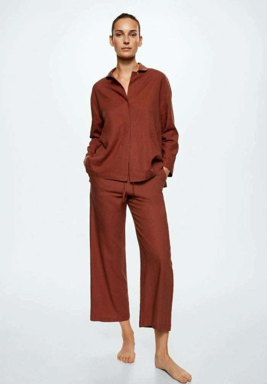 Nightwear * | Mango Garbi-I Pyjama Bottoms Grenat