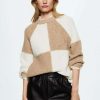 Clothing * | Mango Cleob Jumper Bezowy