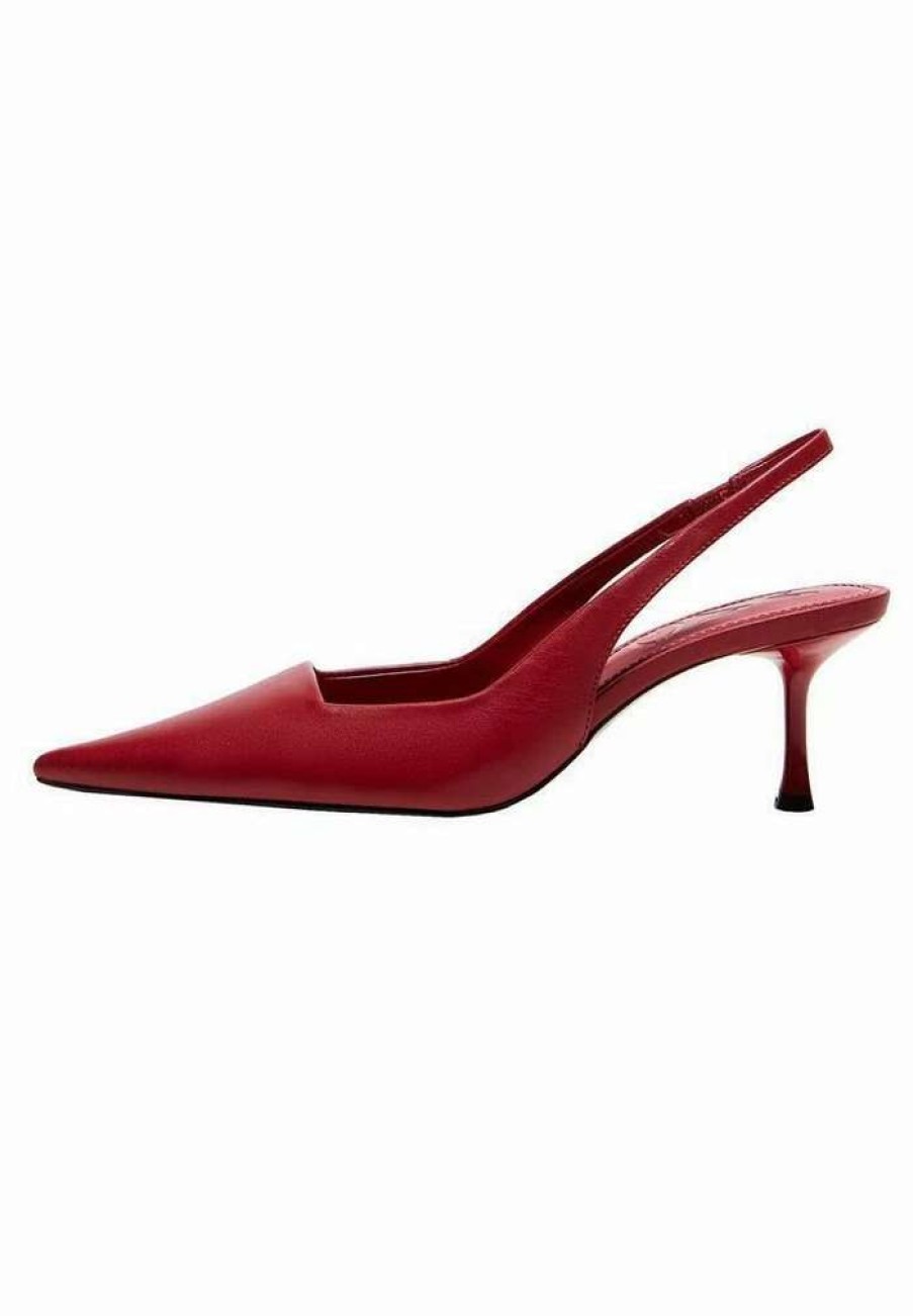 Shoe * | Mango Wanda Classic Heels Rouge Intense