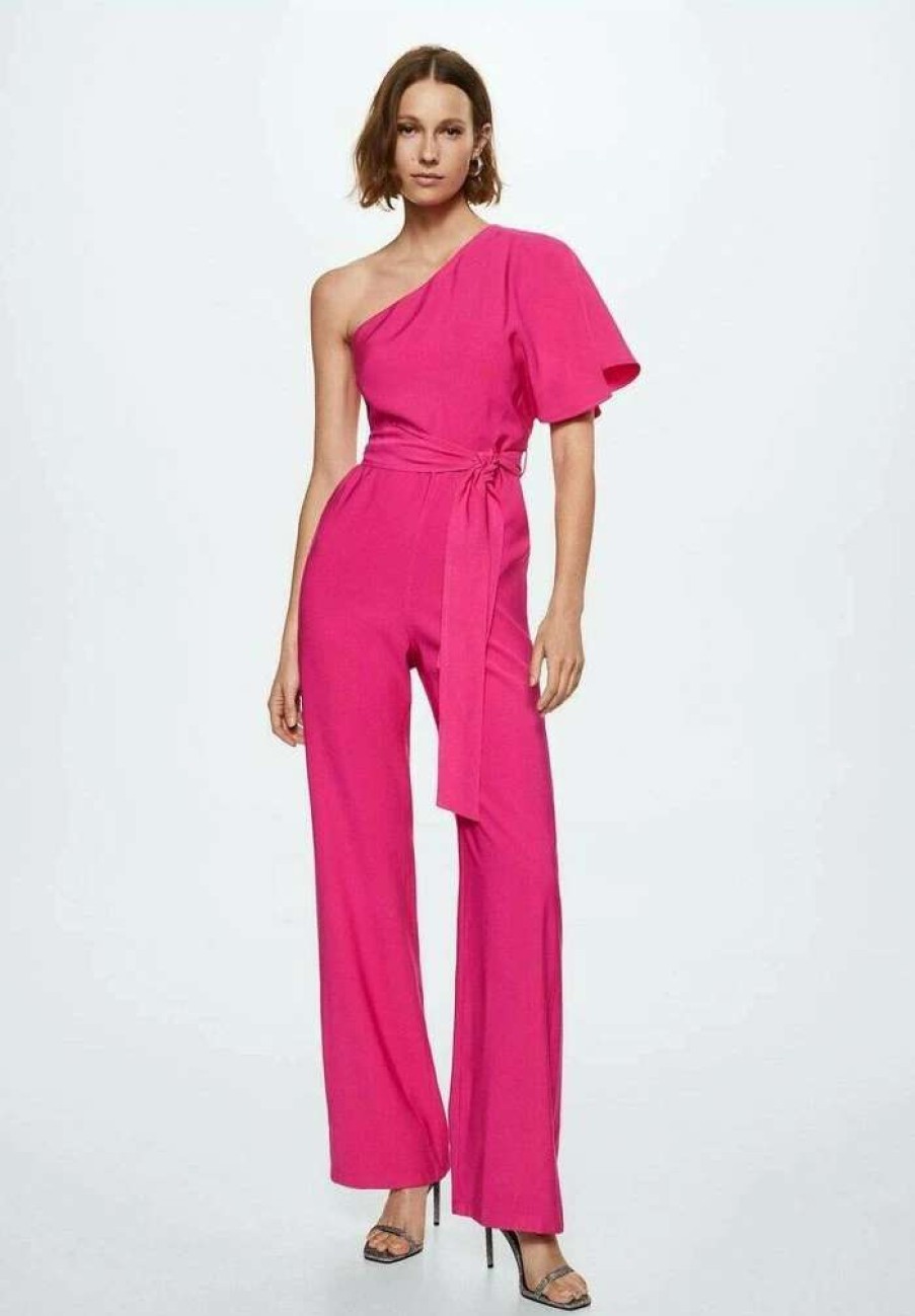 Clothing * | Mango Rosa Jumpsuit Fuksja