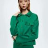 Clothing * | Mango Joggi A Summer Jacket Green