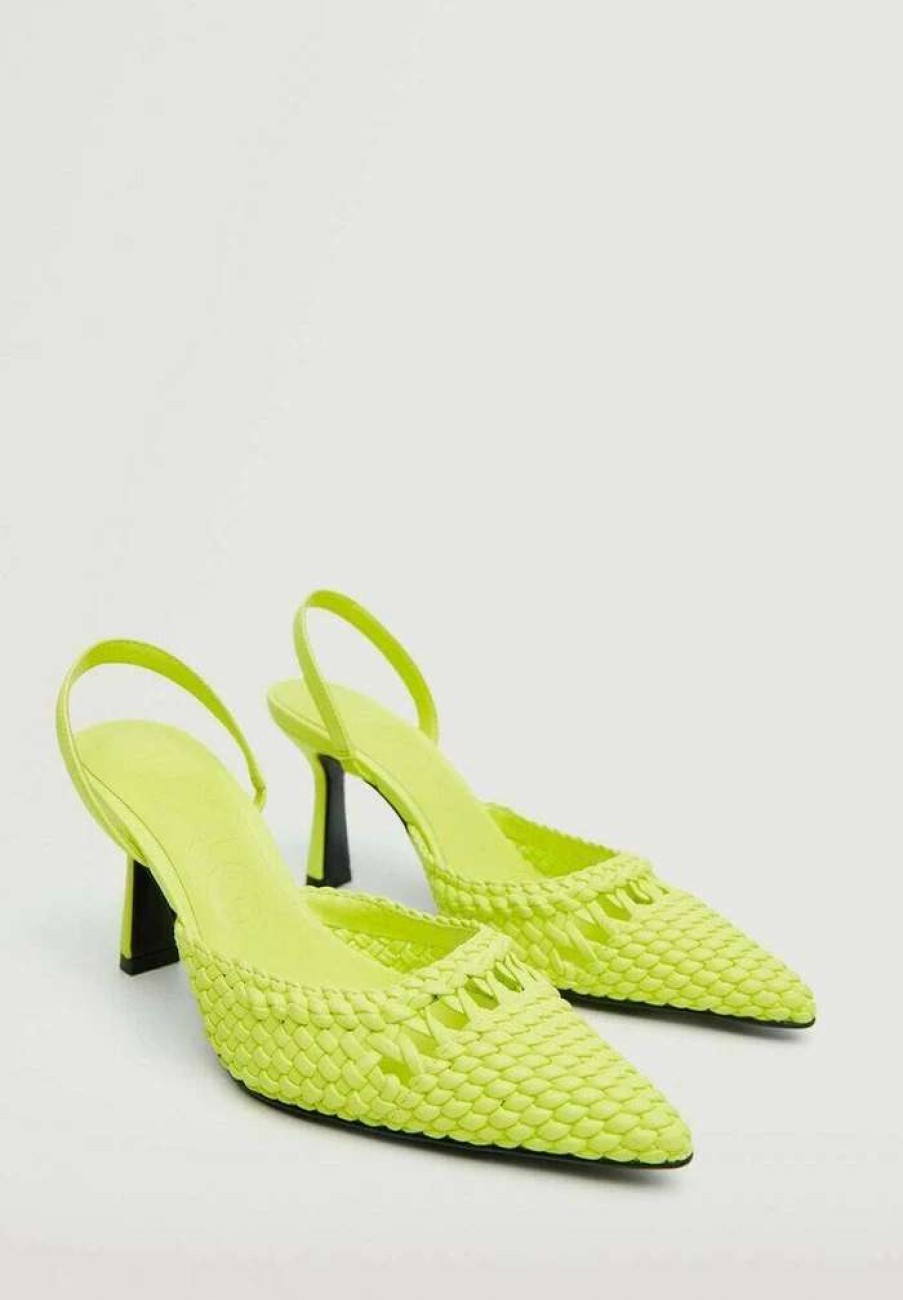 Shoe * | Mango Paris Classic Heels Citron Vert