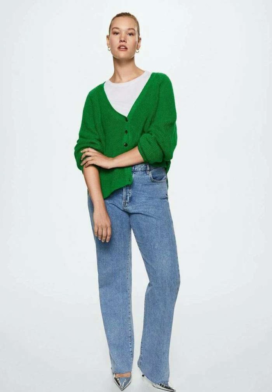 Clothing * | Mango Washin Cardigan Verde