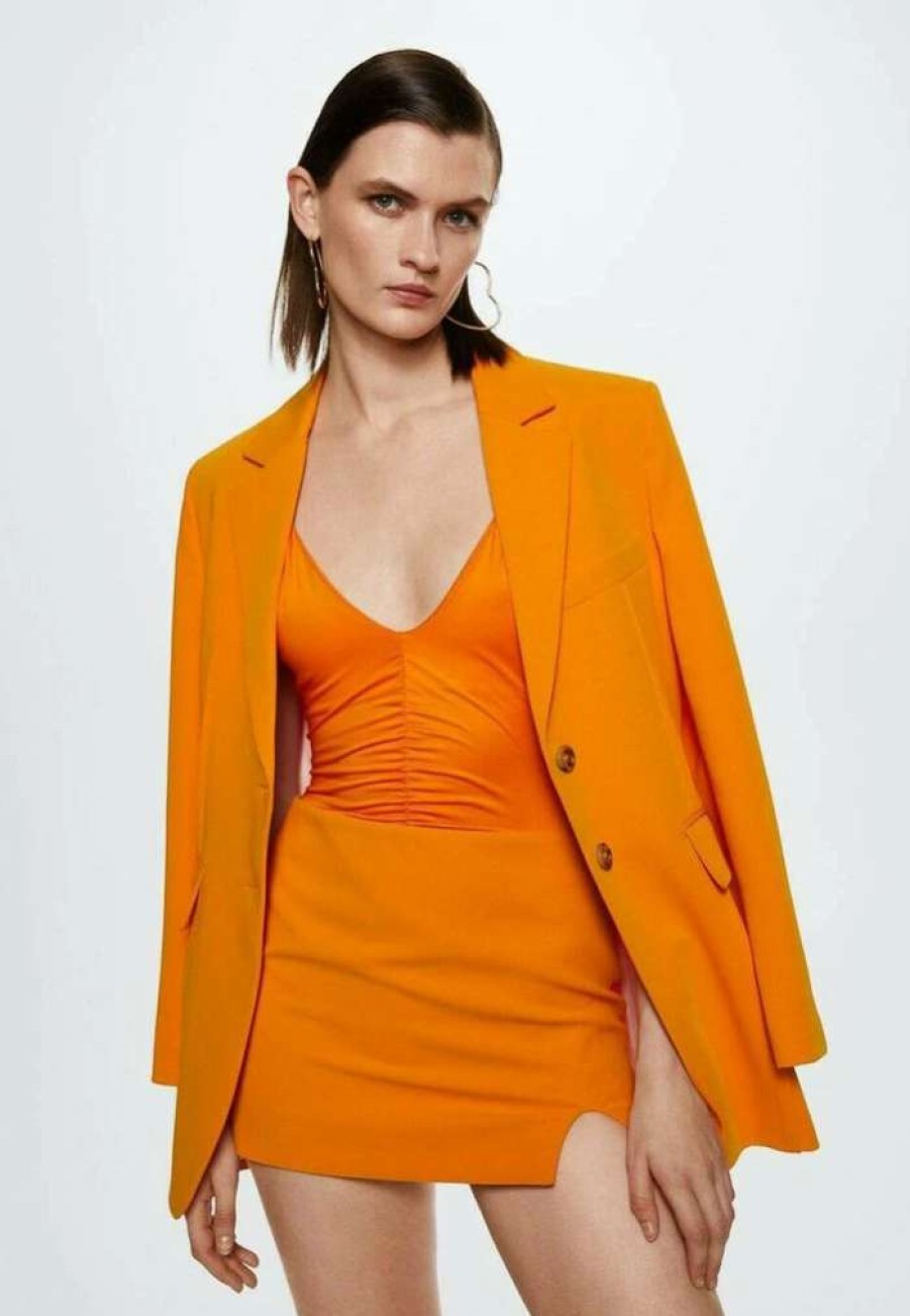 Clothing * | Mango Mela Mini Skirt Orange