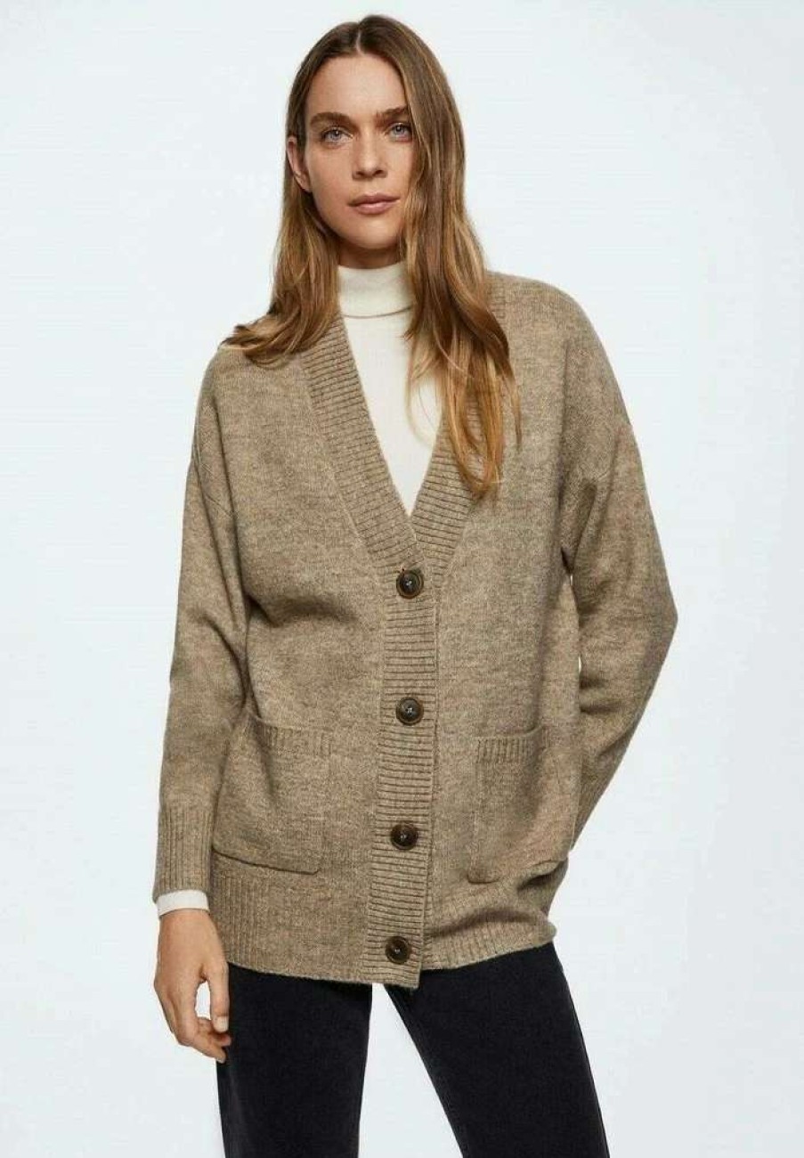 Clothing * | Mango Cardigan Light Pastel Grey