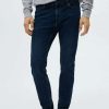 Clothing * | Mango Jude Slim Fit Jeans Morkbla