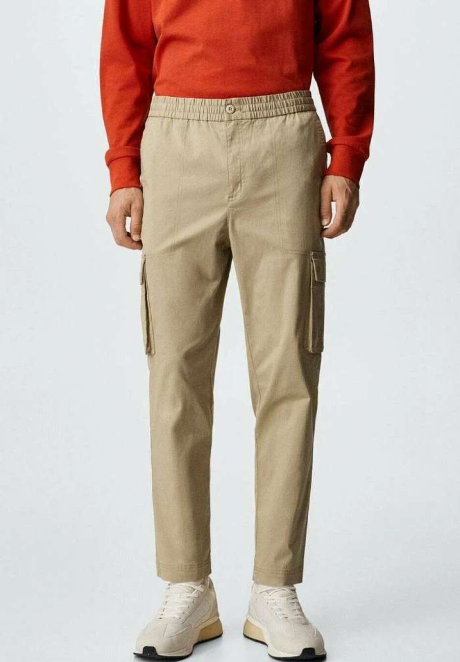 Clothing * | Mango Nakano Cargo Trousers Bezowy