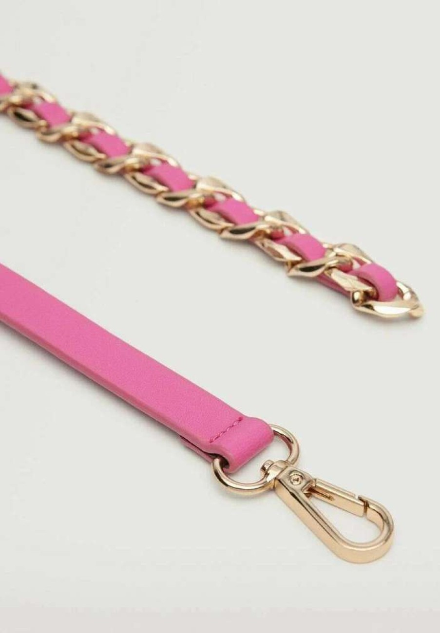 Accessoires * | Mango Cococ Belt Rosa