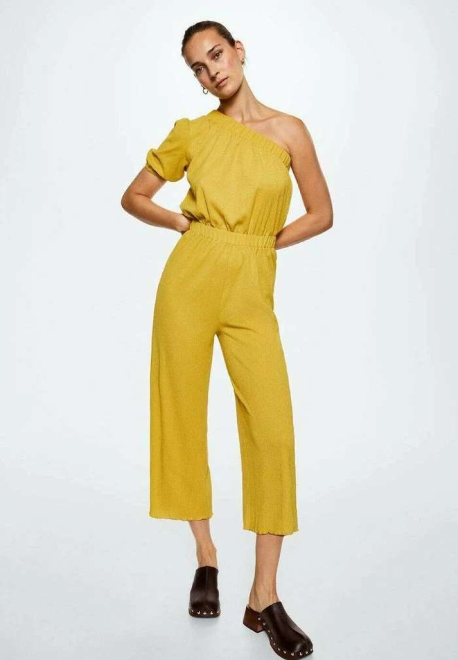 Clothing * | Mango Jumpsuit Gelb